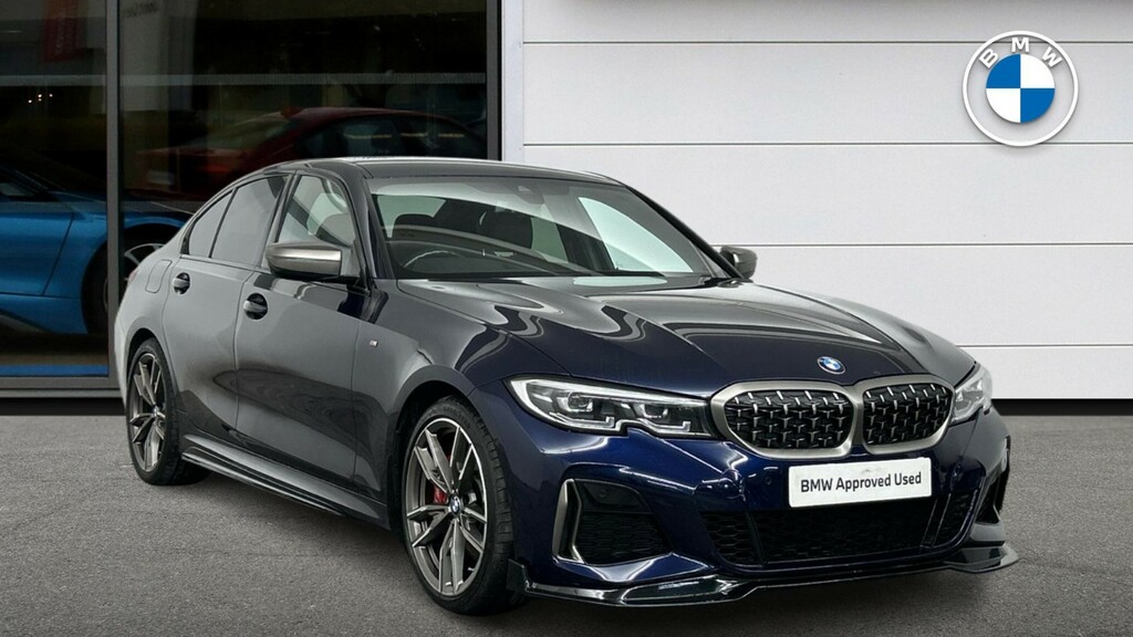 BMW 3 Series M340d Xdrive Saloon ML71BGX Blue #2