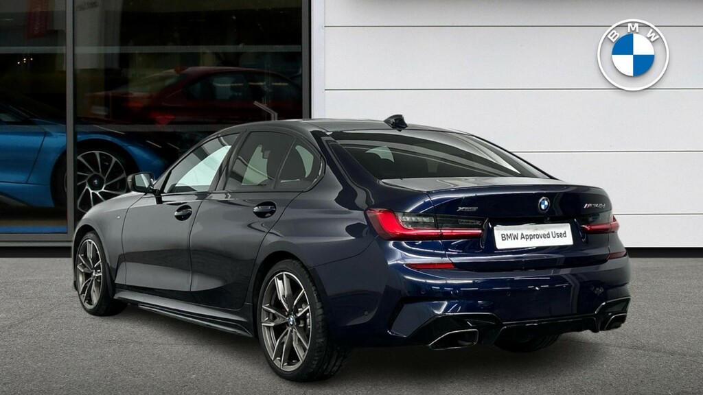 BMW 3 Series M340d Xdrive Saloon ML71BGX Blue #3