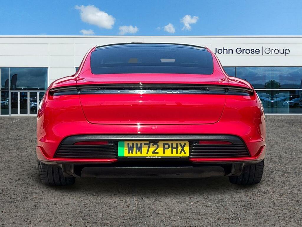 Porsche Taycan 350Kw 93Kwh Rwd Saloon WM72PHX Red #4