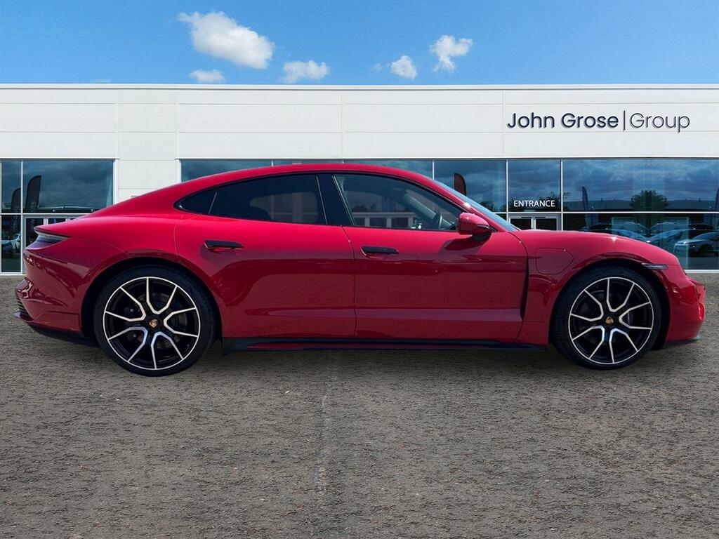 Porsche Taycan 350Kw 93Kwh Rwd Saloon WM72PHX Red #2