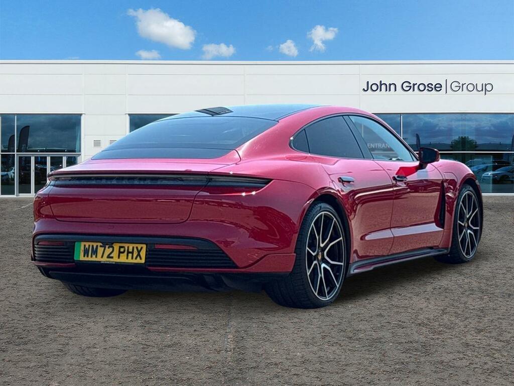 Porsche Taycan 350Kw 93Kwh Rwd Saloon WM72PHX Red #3