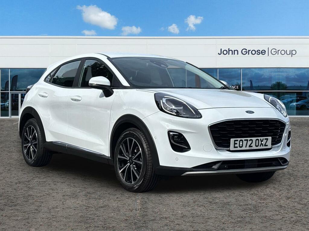 Ford Puma 1.0 Ecoboost Hybrid Mhev 155 Titanium Hatchbac White
