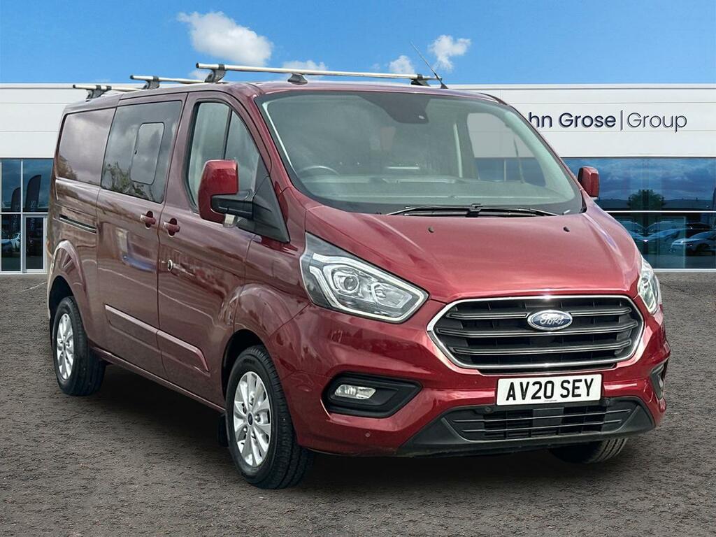 Ford Transit Custom 2.0 Ecoblue 130Ps Low Roof Dcab Limited Van Panel Red