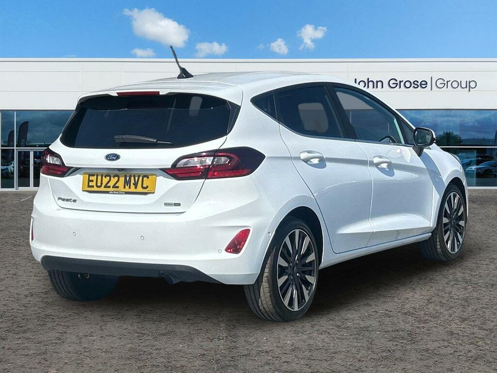 Ford Fiesta 1.0 Ecoboost Hbd Mhev 125 Titanium Vignal EU22MVC White #3
