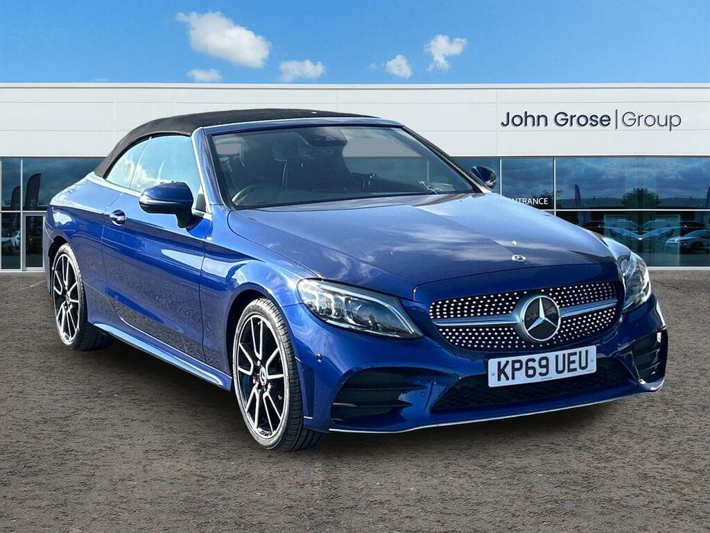 Mercedes-Benz C Class C300d Amg Line Premium 9G-tronic Cabriolet Blue