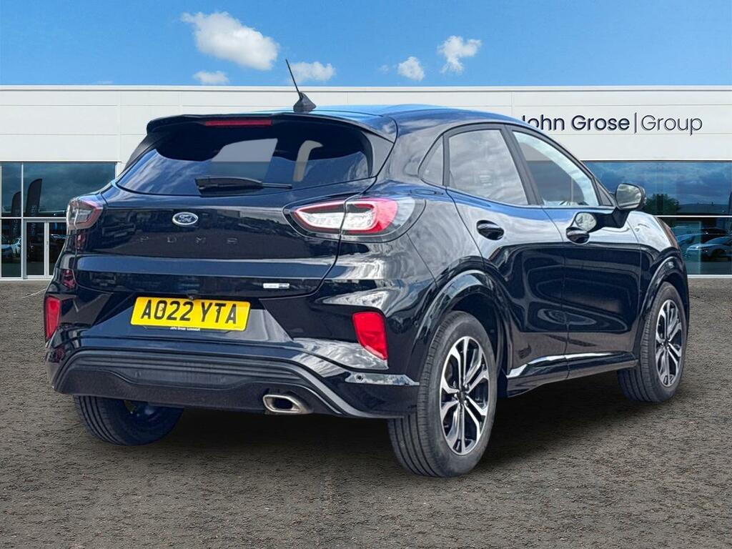 Ford Puma 1.0 Ecoboost Hybrid Mhev St-line Hatchback AO22YTA Black #3