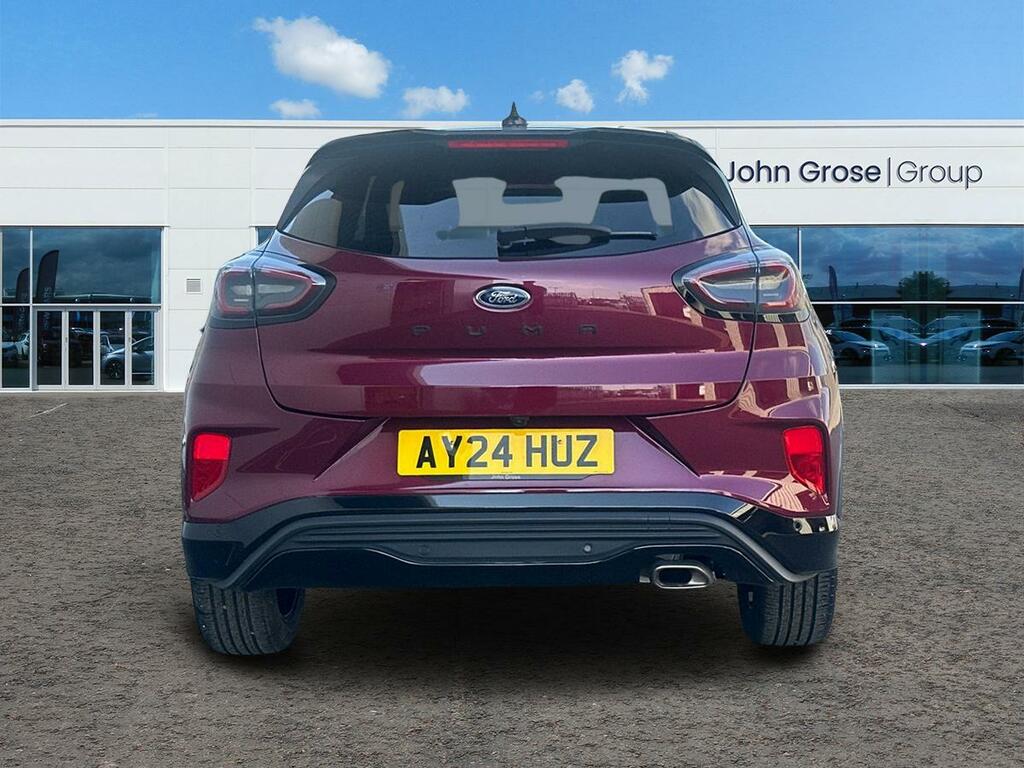 Ford Puma 1.0 Ecoboost Hybrid Mhev Vivid Ruby Ed Dct Hat AY24HUZ Red #4