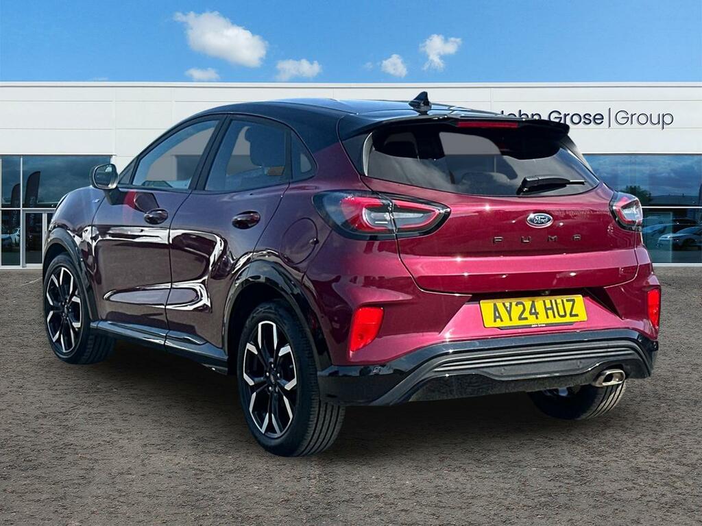 Ford Puma 1.0 Ecoboost Hybrid Mhev Vivid Ruby Ed Dct Hat AY24HUZ Red #5