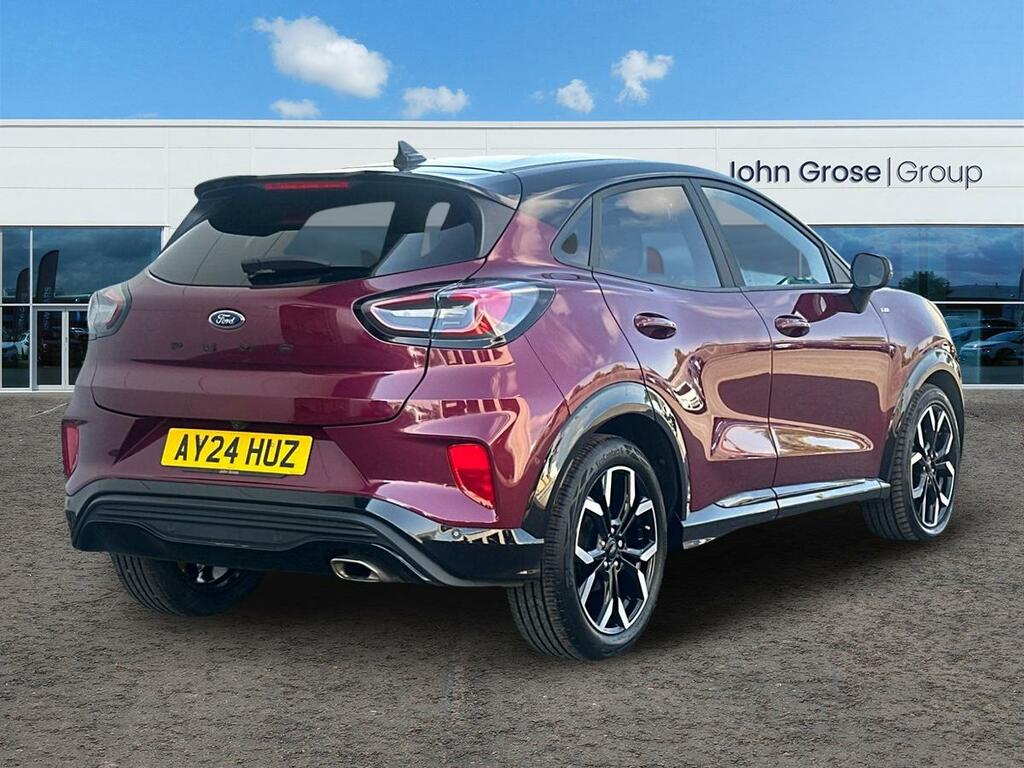 Ford Puma 1.0 Ecoboost Hybrid Mhev Vivid Ruby Ed Dct Hat AY24HUZ Red #3