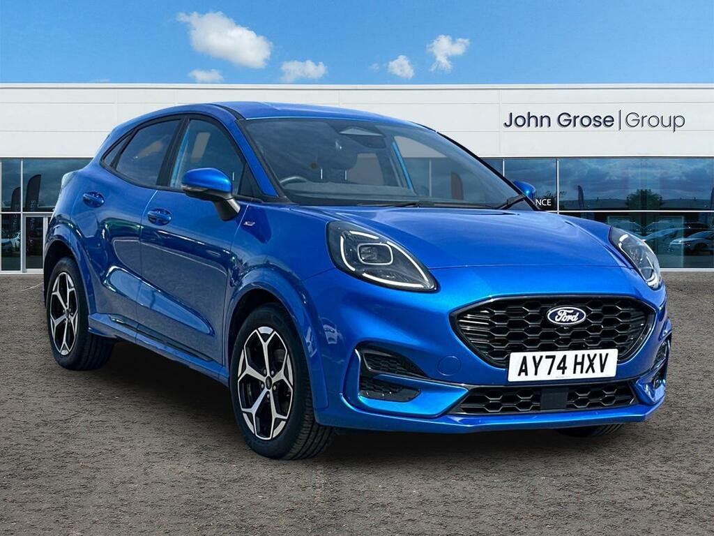 Ford Puma 1.0 Ecoboost Hybrid Mhev St-line Dct Hatchback Blue