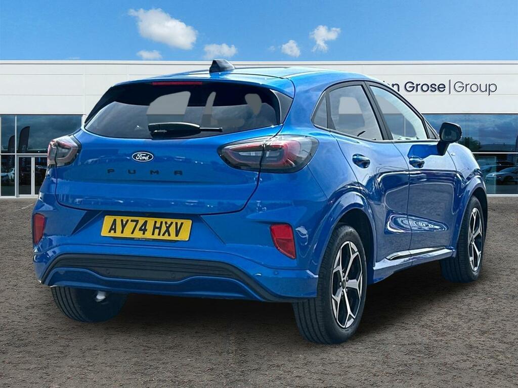Ford Puma 1.0 Ecoboost Hybrid Mhev St-line Dct Hatchback AY74HXV Blue #3