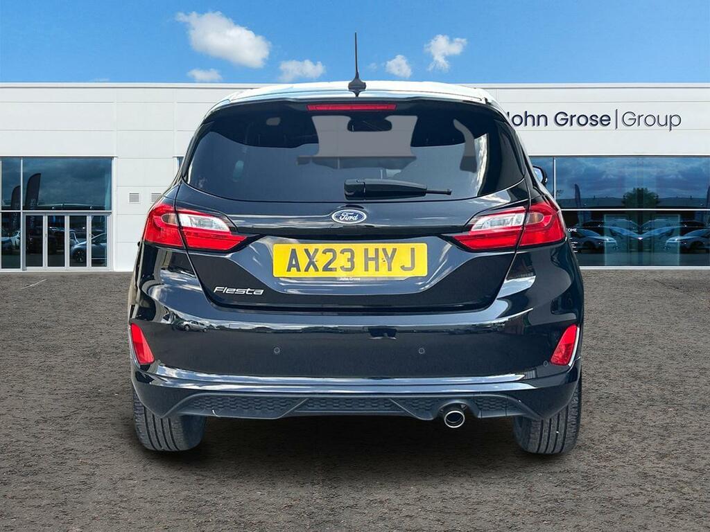 Ford Fiesta 1.0 Ecoboost St-line Hatchback AX23HYJ Black #4