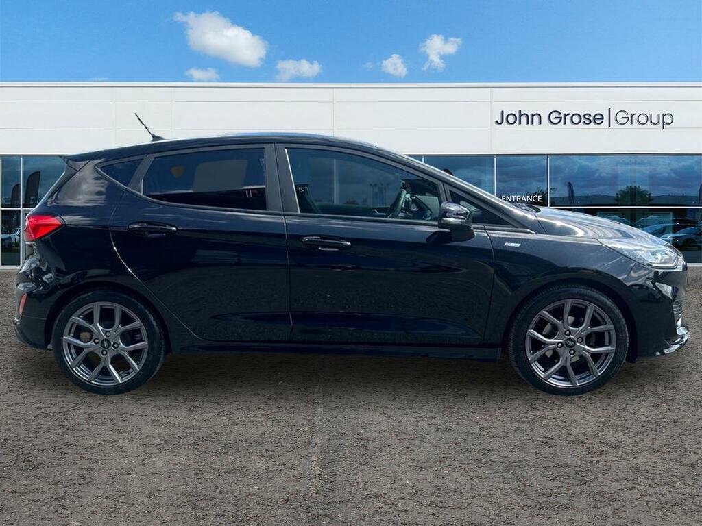 Ford Fiesta 1.0 Ecoboost St-line Hatchback AX23HYJ Black #2