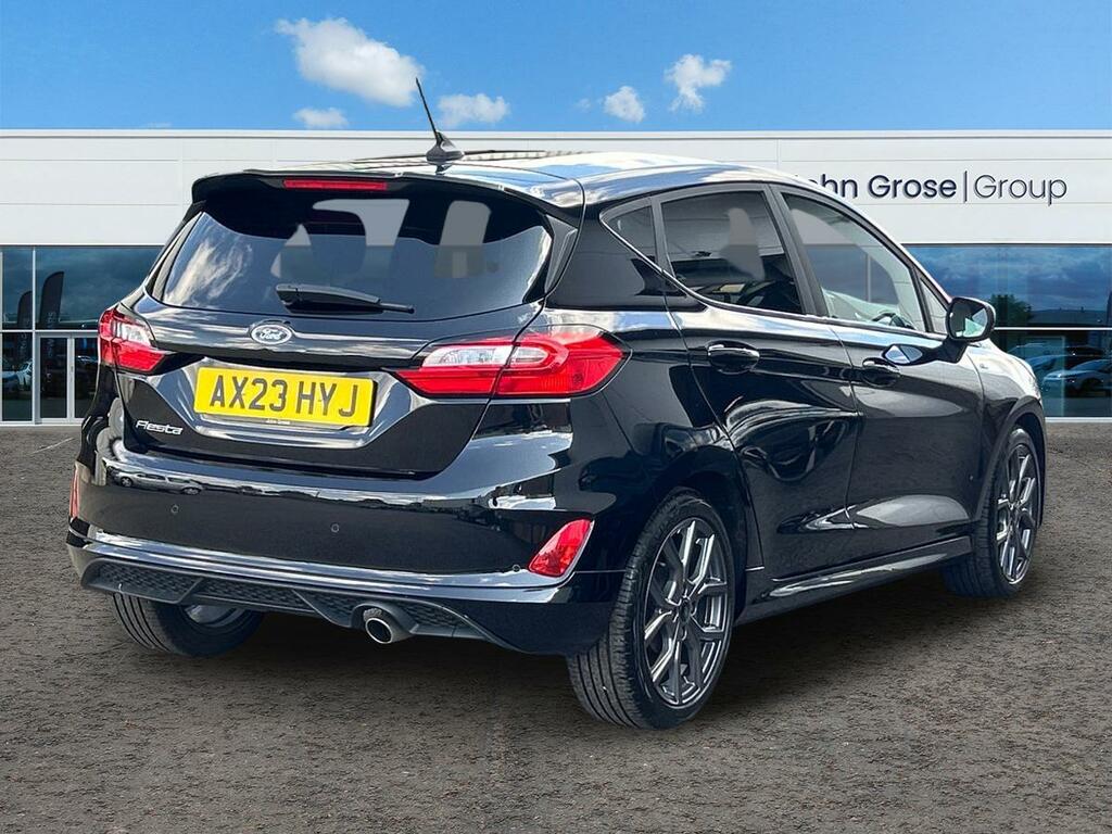Ford Fiesta 1.0 Ecoboost St-line Hatchback AX23HYJ Black #3