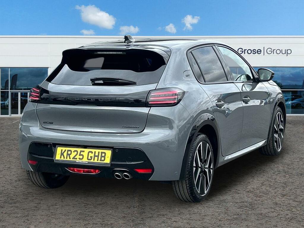 Peugeot 208 1.2 Hybrid 136 Gt E-dsc6 Hatchback KR25GHB Grey #3