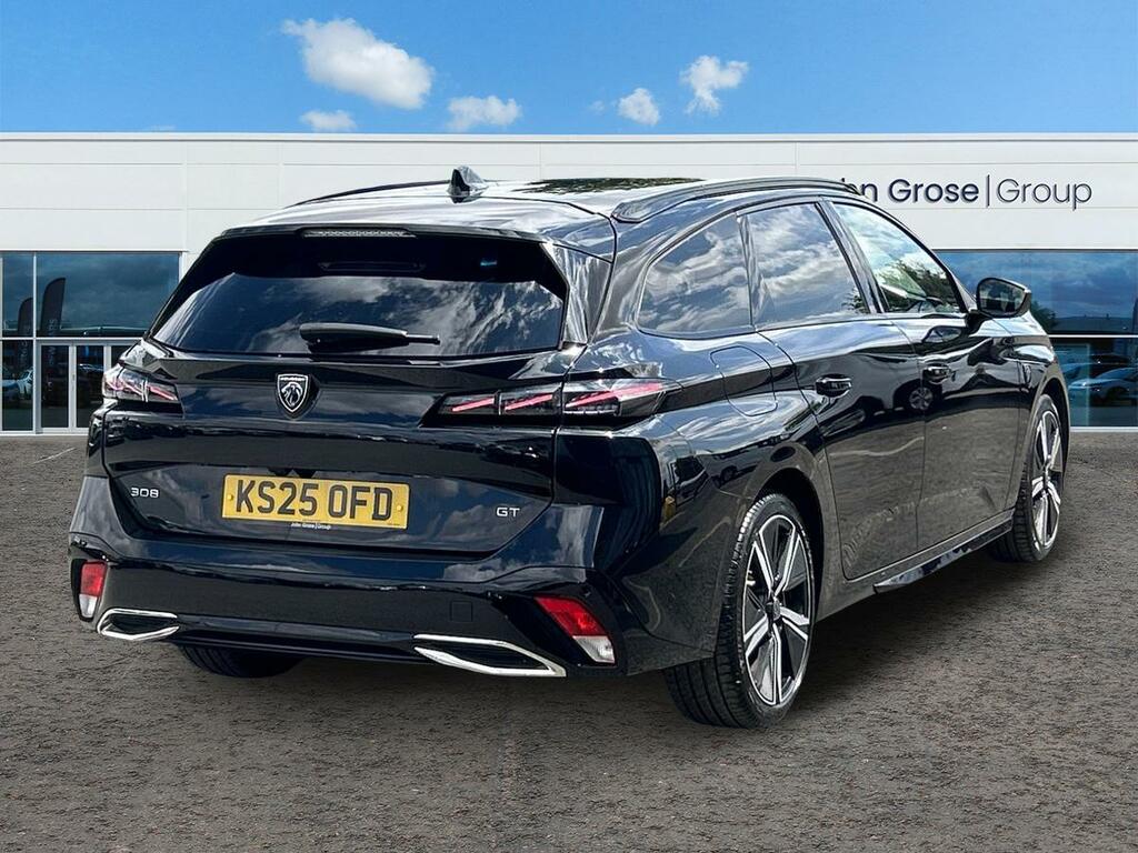 Peugeot 308 1.2 Hybrid 136 Gt E-dsc6 Estate KS25OFD Black #3