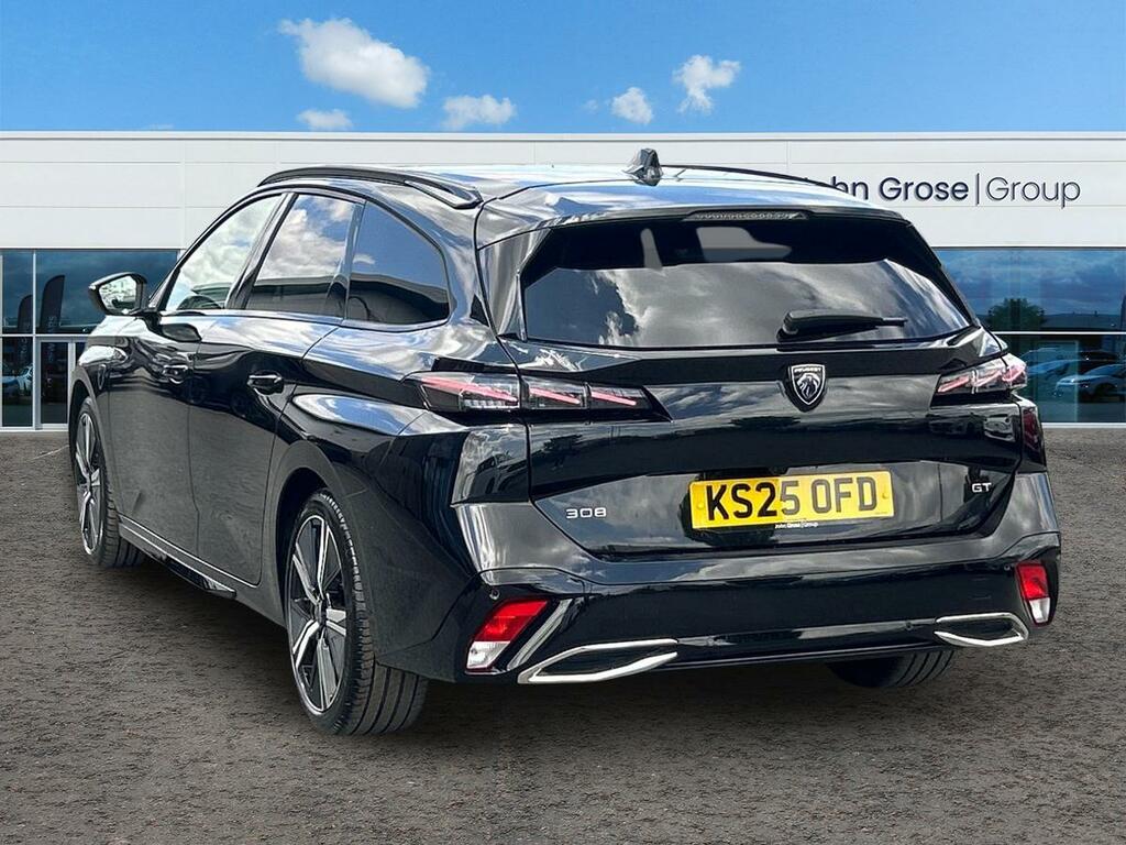 Peugeot 308 1.2 Hybrid 136 Gt E-dsc6 Estate KS25OFD Black #5