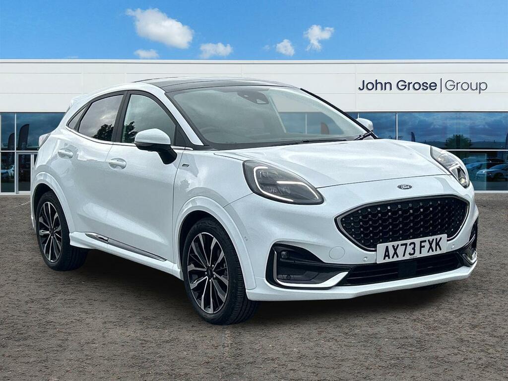 Ford Puma 1.0 Ecoboost Hybrid Mhev 155 St-line Vignale H White