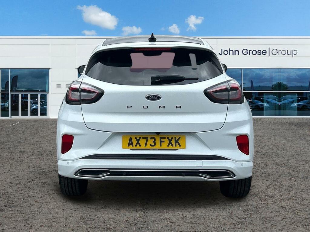 Ford Puma 1.0 Ecoboost Hybrid Mhev 155 St-line Vignale H AX73FXK White #4