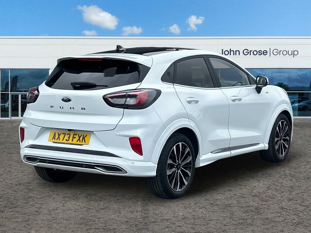 Ford Puma 1.0 Ecoboost Hybrid Mhev 155 St-line Vignale H AX73FXK White #3