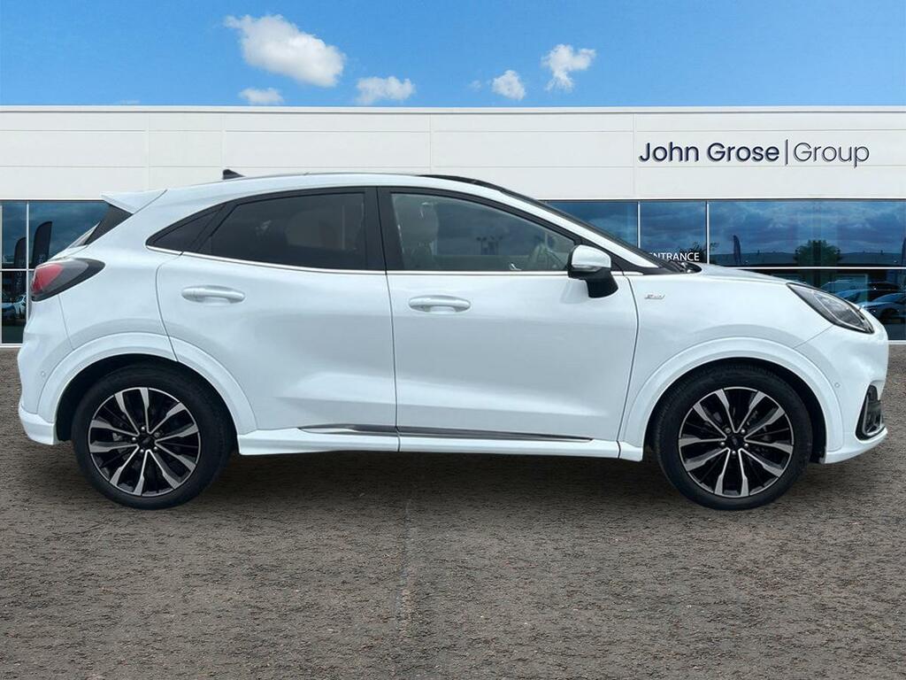Ford Puma 1.0 Ecoboost Hybrid Mhev 155 St-line Vignale H AX73FXK White #2