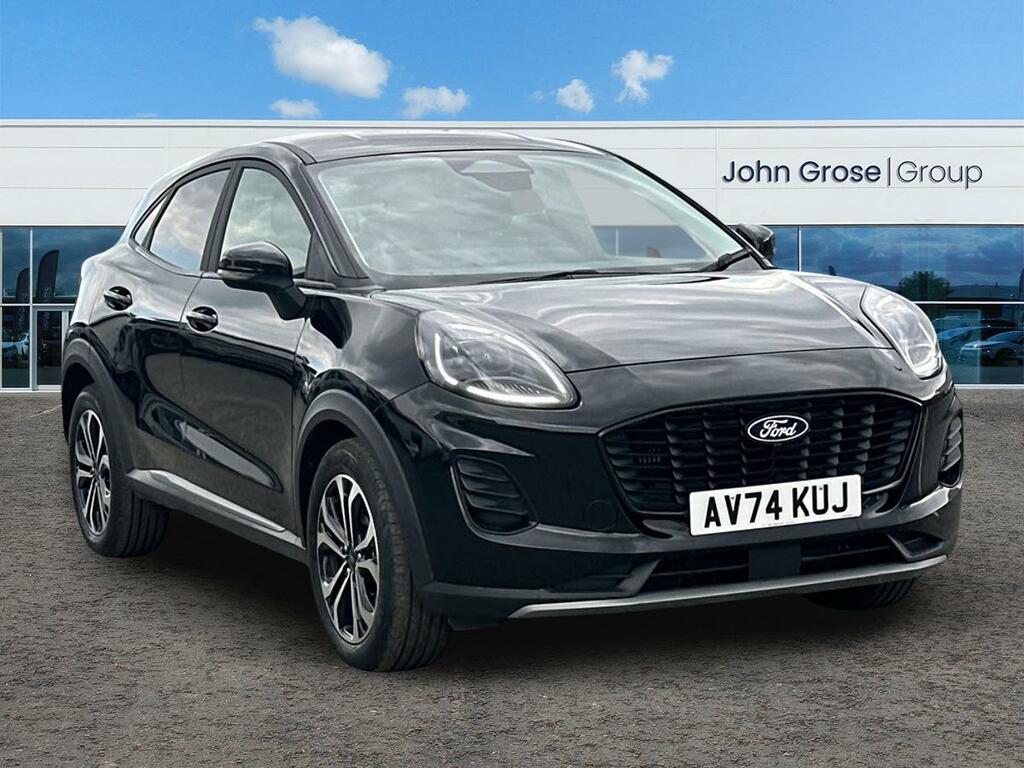 Ford Puma 1.0 Ecoboost Hybrid Mhev Titanium Hatchback AV74KUJ Black