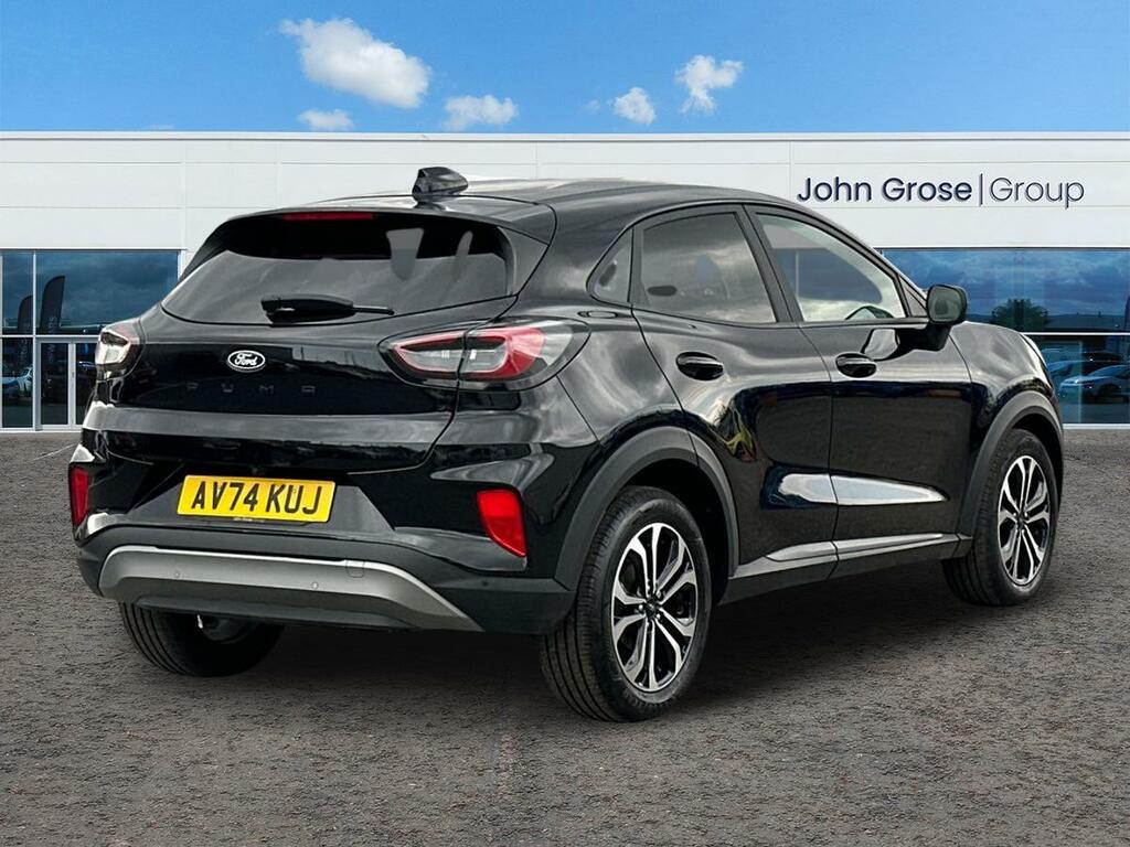 Ford Puma 1.0 Ecoboost Hybrid Mhev Titanium Hatchback AV74KUJ Black #3