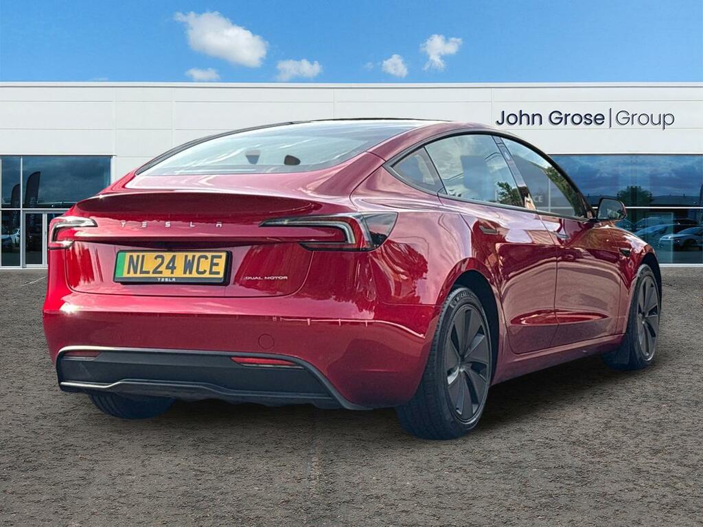 Tesla Model 3 Long Range Awd Saloon Red #3