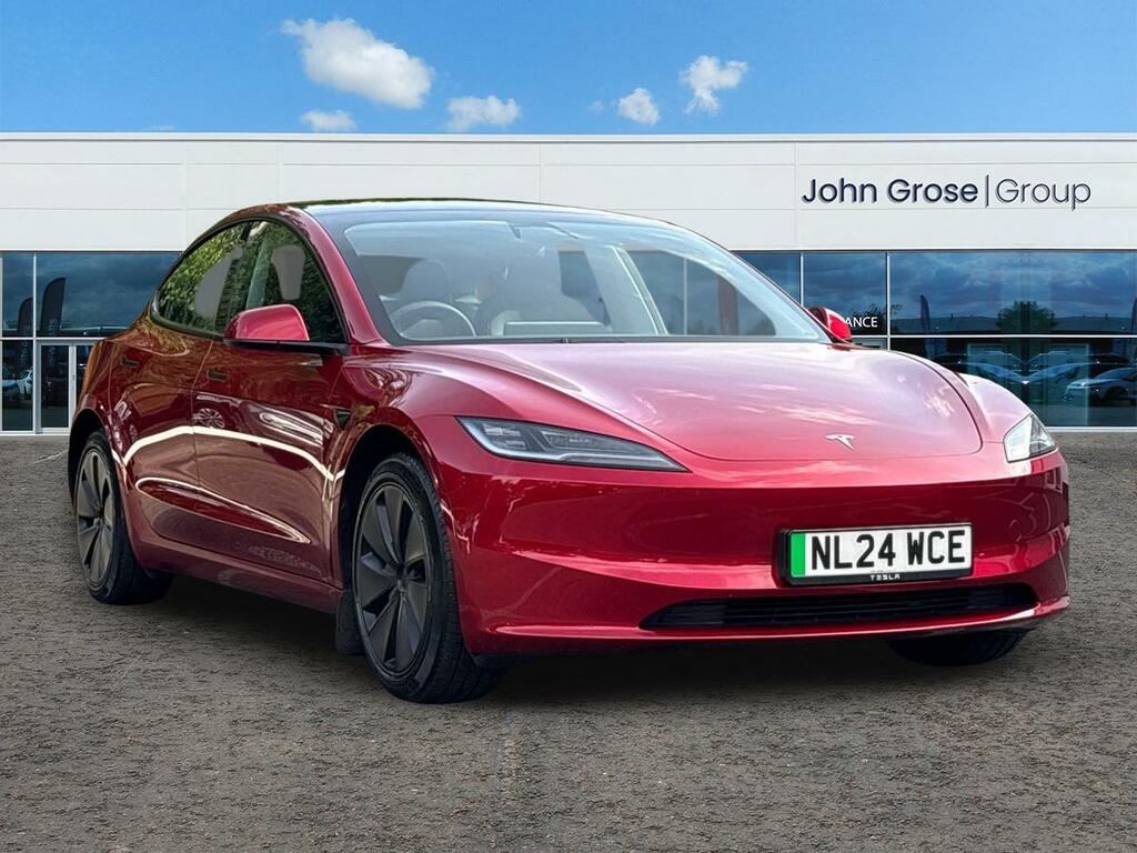 Tesla Model 3 Long Range Awd Saloon Red