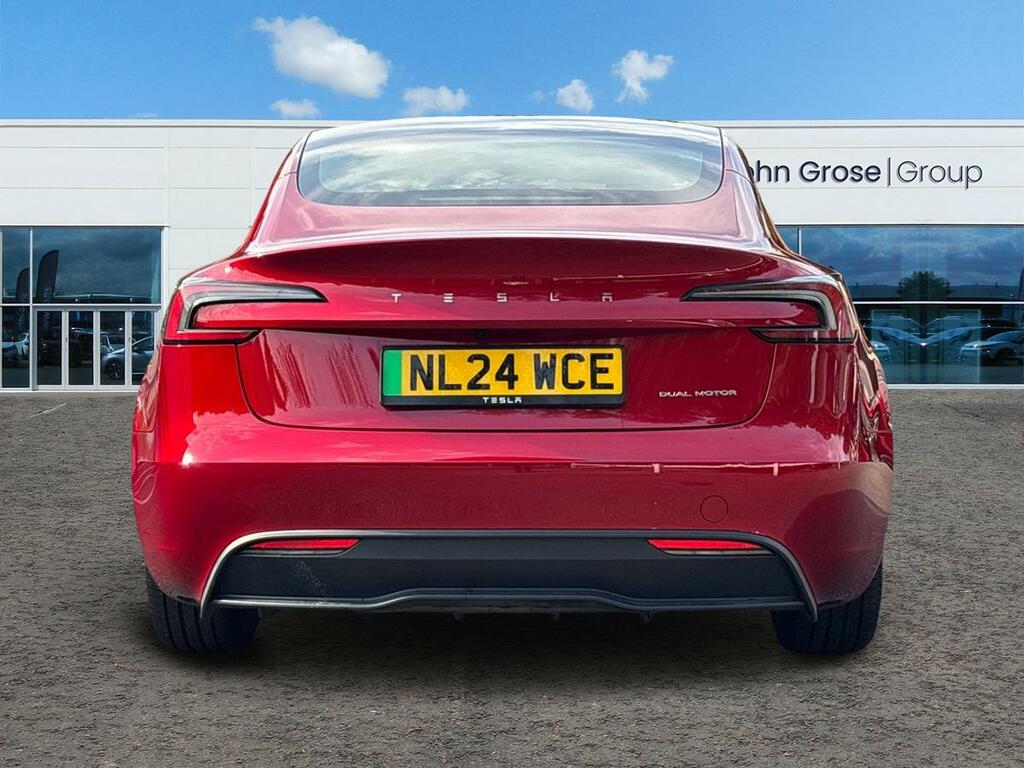 Tesla Model 3 Long Range Awd Saloon Red #4