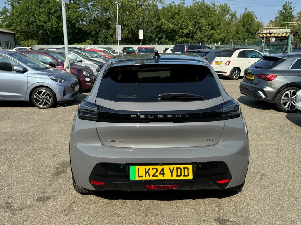 Peugeot e-208 Hatchback LK24YDD Grey #6