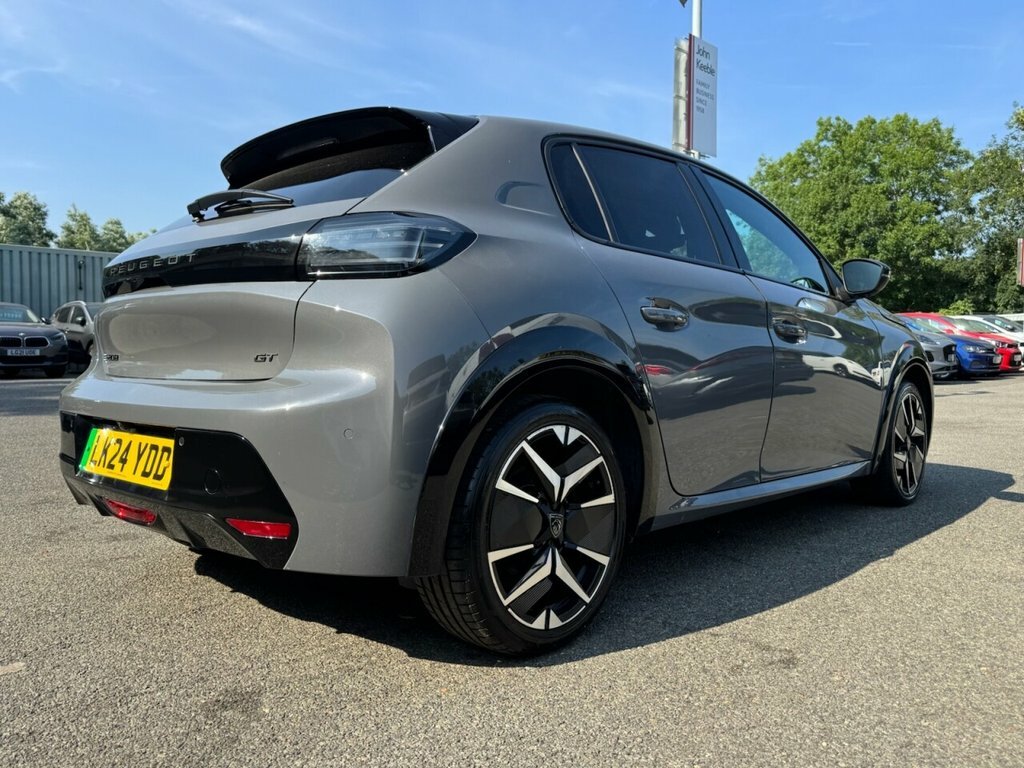 Peugeot e-208 Hatchback LK24YDD Grey #3