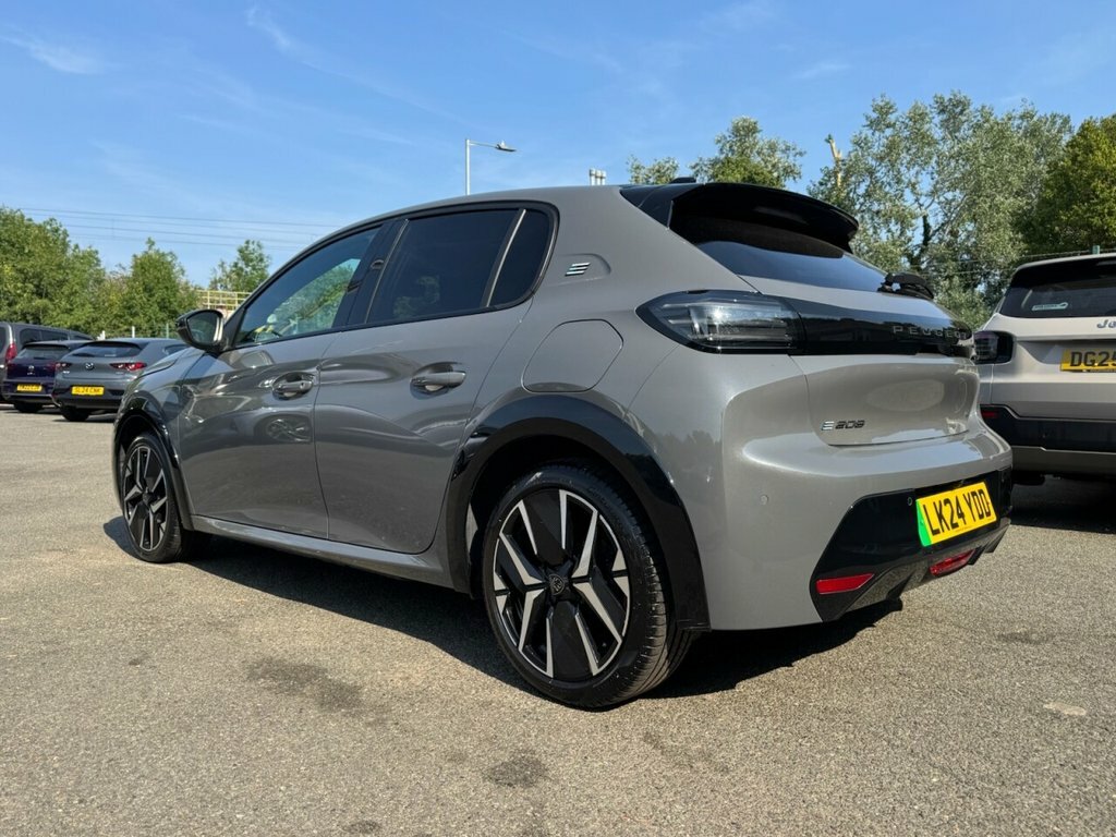 Peugeot e-208 Hatchback LK24YDD Grey #2
