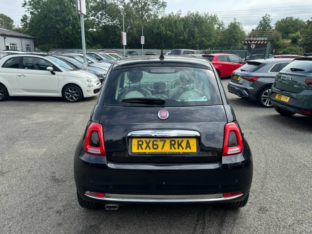 Fiat 500 1.2L Lounge RX67RKA Black #6