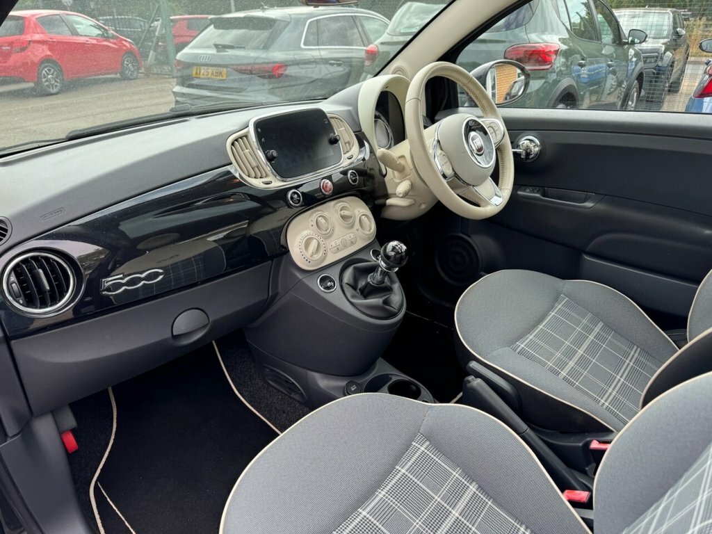 Fiat 500 1.2L Lounge RX67RKA Black #4
