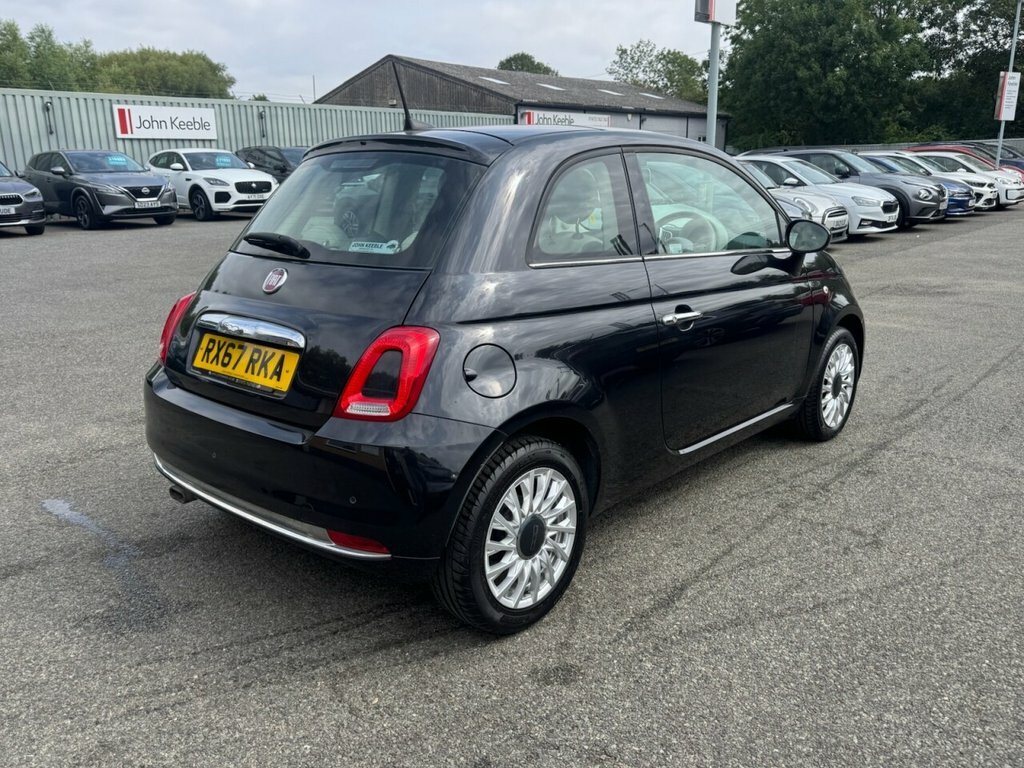 Fiat 500 1.2L Lounge RX67RKA Black #3