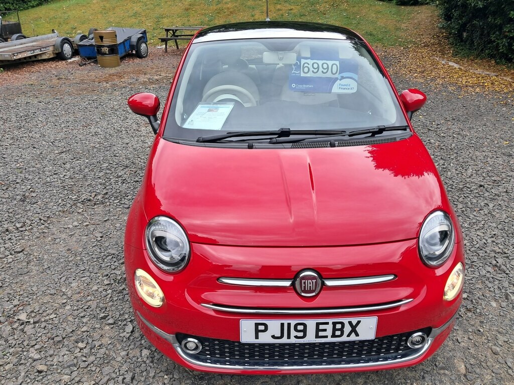 Fiat 500 1.2 Lounge PJ19EBX Red #2
