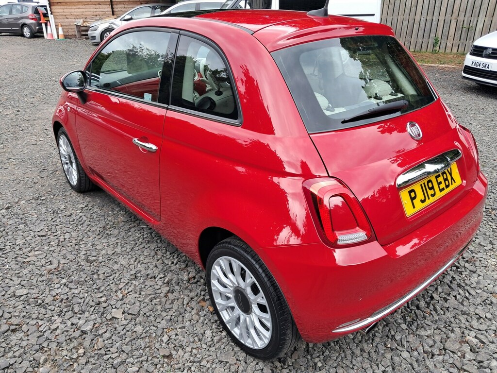 Fiat 500 1.2 Lounge PJ19EBX Red #5