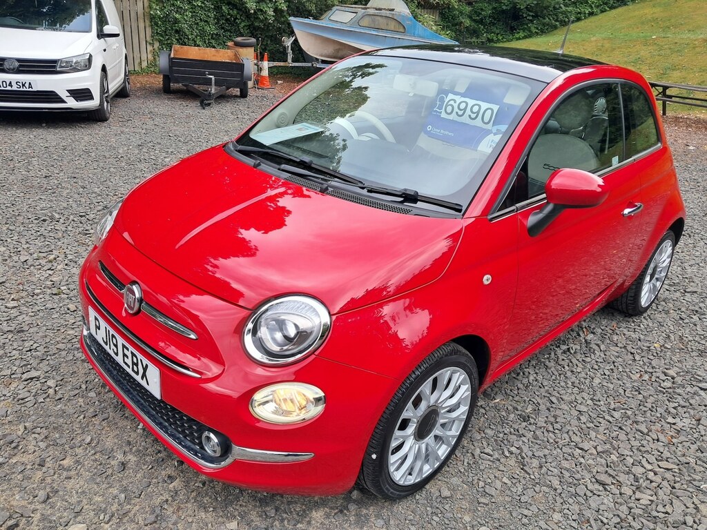 Fiat 500 1.2 Lounge PJ19EBX Red #3
