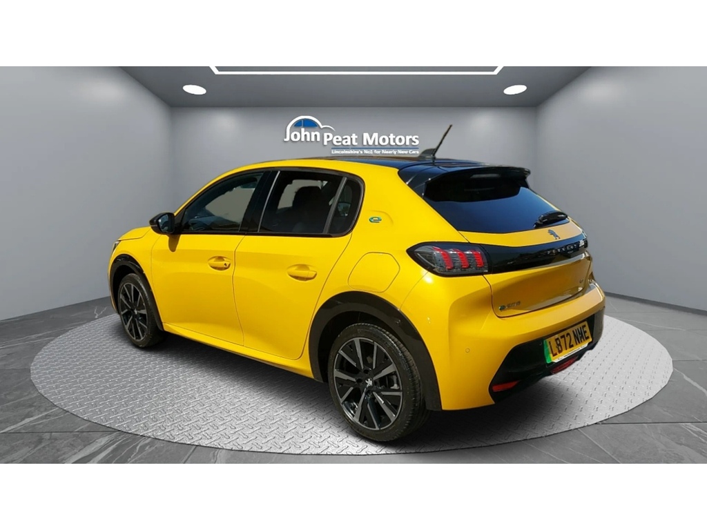 Peugeot e-208 Gt Yellow #5