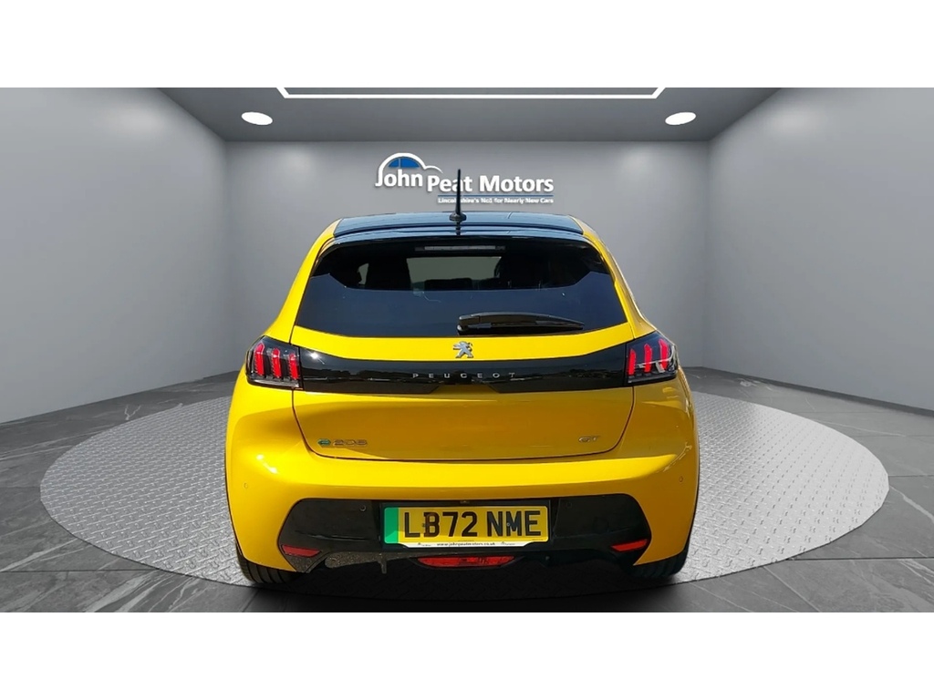 Peugeot e-208 Gt Yellow #6