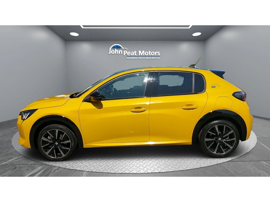 Peugeot e-208 Gt Yellow #4