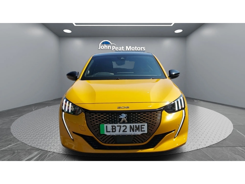 Peugeot e-208 Gt Yellow #2