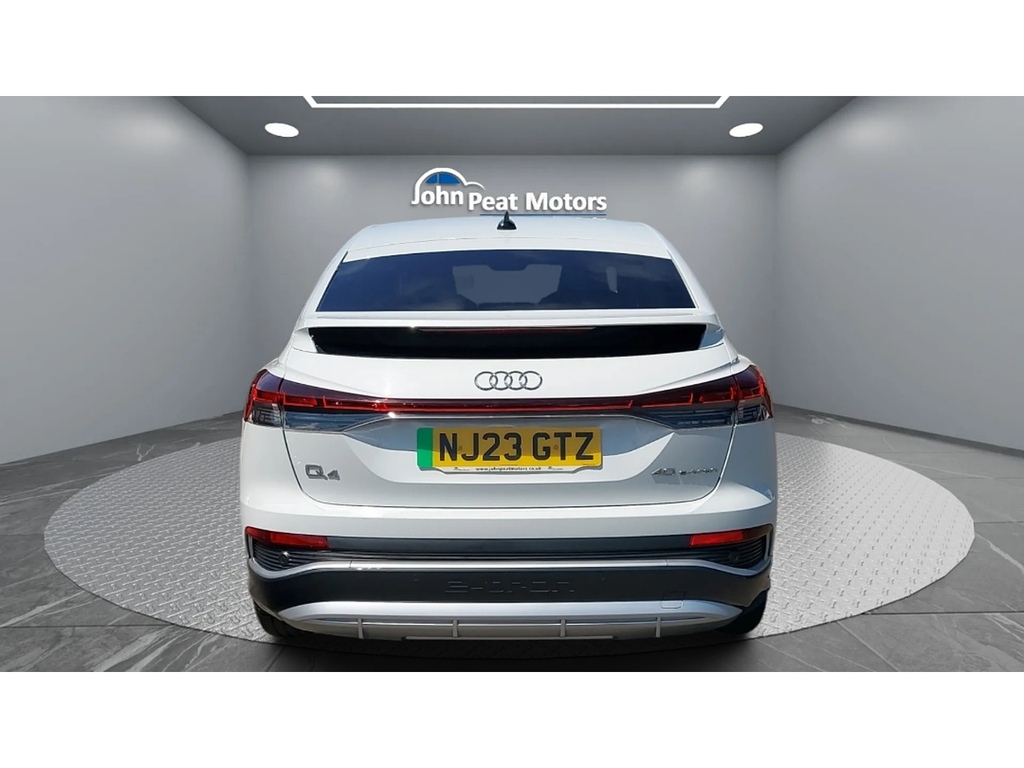 Audi Q4 E Tron S Line NJ23GTZ White #6