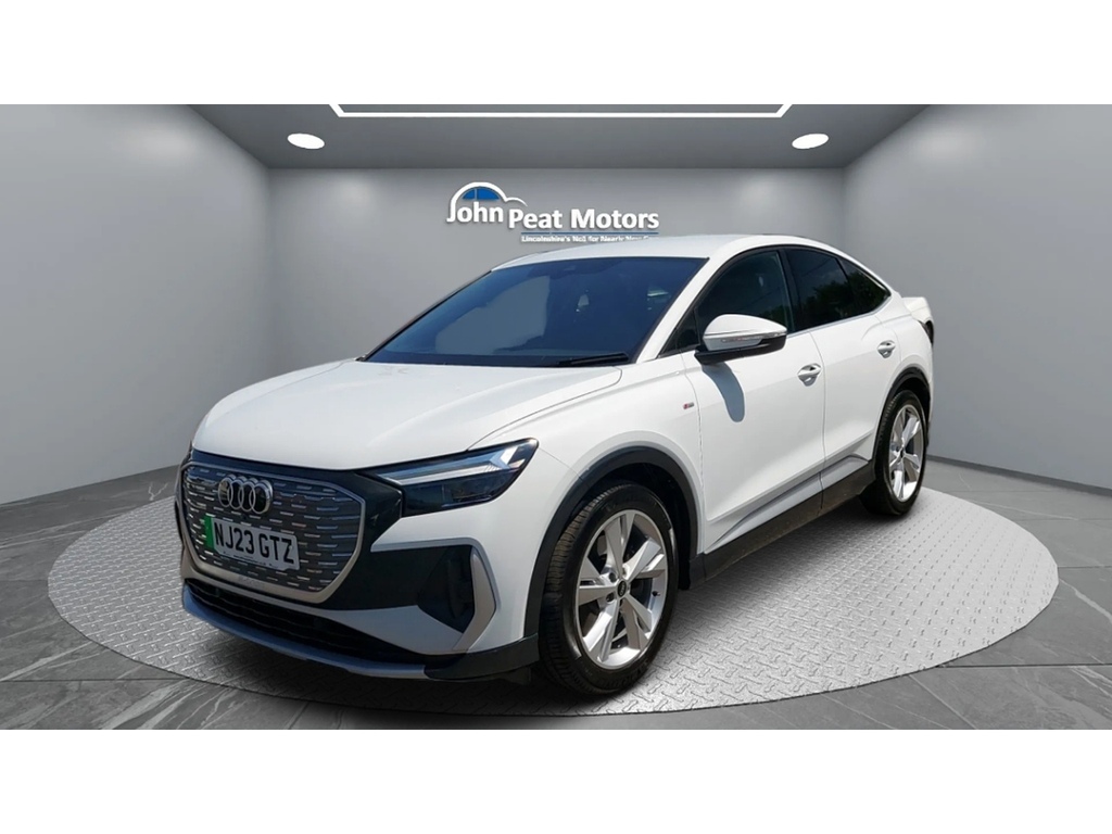 Audi Q4 E Tron S Line White