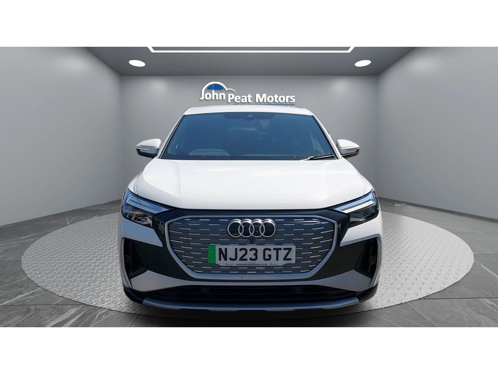 Audi Q4 E Tron S Line NJ23GTZ White #2