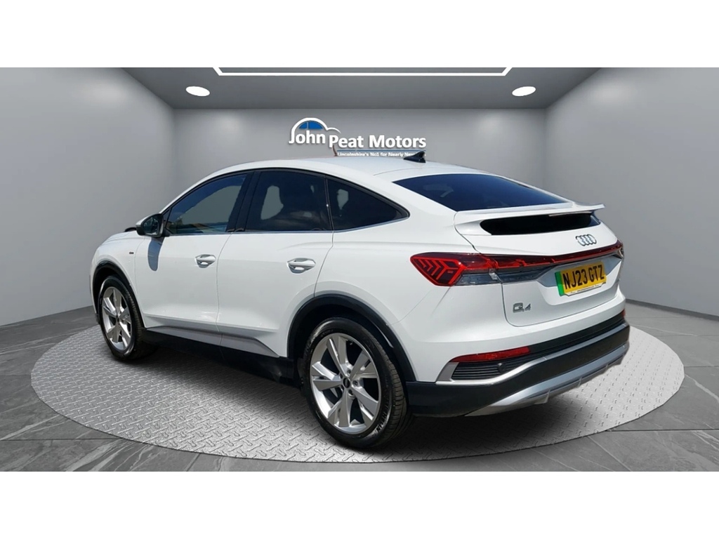 Audi Q4 E Tron S Line NJ23GTZ White #5