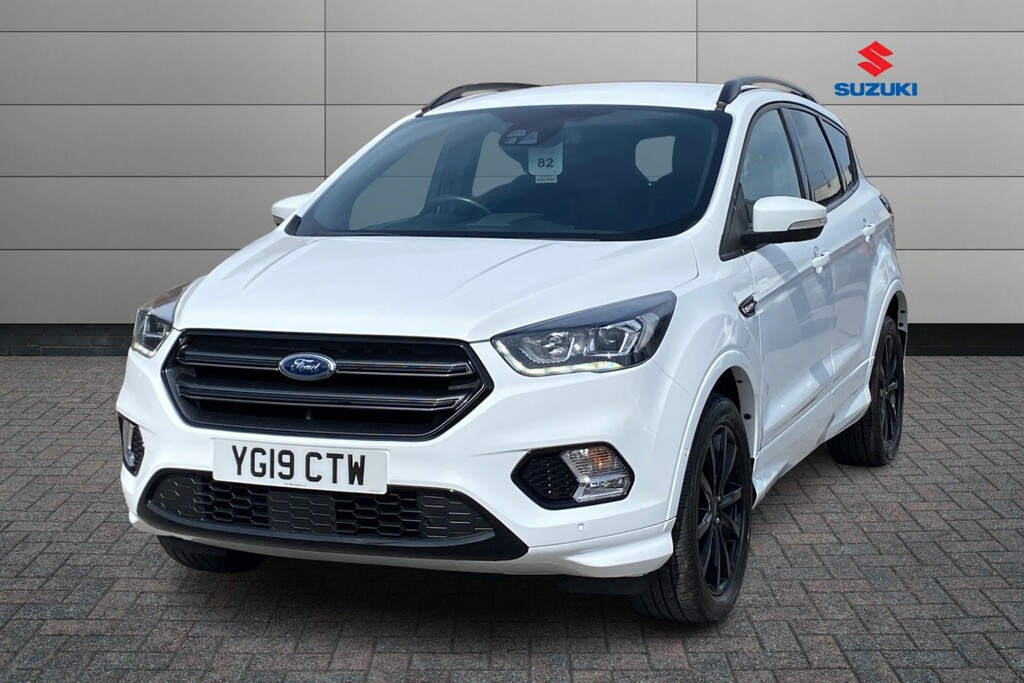 Ford Kuga 1.5 Tdci St-line 2Wd YG19CTW White #4