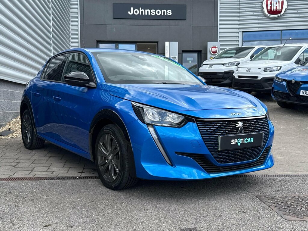 Peugeot e-208 50Kwh Allure Premium 7Kw Charger CP22WDE Blue #3