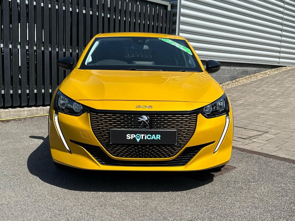Peugeot e-208 50Kwh Allure Premium 7Kw Charger Yellow #6
